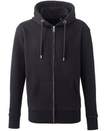 Men's Anthem full-zip hoodie — Black