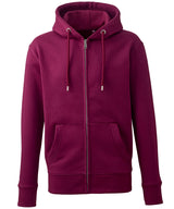 Men's Anthem full-zip hoodie — Burgundy