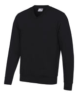 Senior Academy v-neck sweatshirt — lifestyle