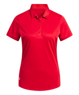 Women's adidas Performance polo — Collegiate Red