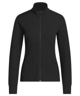 Women’s performance texture full-zip jacket — Black