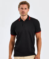 Classic fit tipped polo — lifestyle