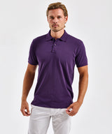 Men’s polycotton blend polo — lifestyle