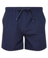 Block colour swim shorts — Navy