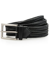 Leather braid belt — lifestyle