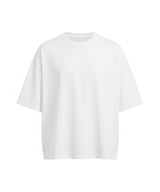 AWDis 240 boxy cropped T — Arctic White