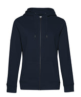 B&C Queen zipped hooded — Navy