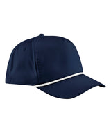 Rope detail golf cap — Navy/White