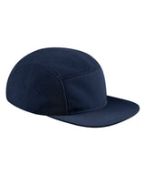 Recycled fleece outdoor camper cap — Navy