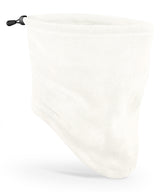 Recycled fleece snood — Soft White