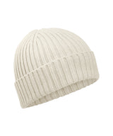 Organic cotton kids beanie — Almond