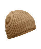 Organic cotton kids beanie — Biscuit