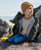Organic cotton kids beanie — lifestyle