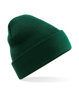 Polylana® original cuffed beanie — Bottle Green