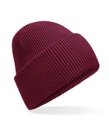 Classic engineered deep-cuffed beanie — Burgundy