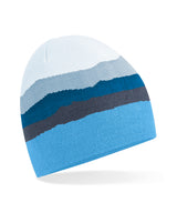 Mountain peaks pull-on beanie — Glacier Peaks