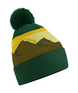 Mountain peaks pom pom beanie — Alpine Peaks
