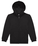 B&C ID.334 zip hoodie /kids — Black