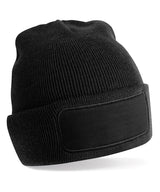 Recycled original patch beanie — Black