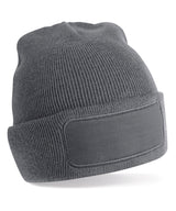 Recycled original patch beanie — Graphite Grey