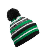 Multi-sport fan beanie — Black/Kelly Green/White