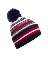Multi-sport fan beanie — French Navy/Classic Red/White