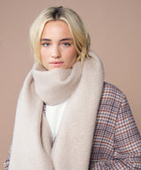Fluffy scarf — lifestyle