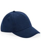 Junior organic cotton 5-panel cap — Navy