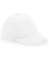 Junior organic cotton 5-panel cap — White