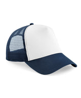 Junior snapback trucker — French Navy/White