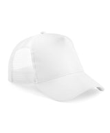 Junior snapback trucker — White/White