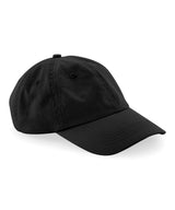 Organic cotton 6-panel dad cap — Black
