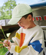Junior low-profile 6-panel dad cap — lifestyle