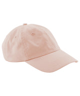 Junior low-profile 6-panel dad cap — Peach