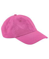 Junior low-profile 6-panel dad cap — True Pink