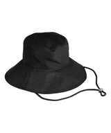 Wide brim sun hat — Black