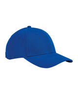 EarthAware® junior classic organic cotton 6-panel cap — Bright Royal