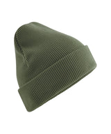 Organic cotton original cuffed beanie — Olive Green