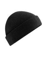 Organic cotton fisherman beanie — Black