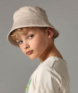 Junior organic cotton bucket hat — lifestyle