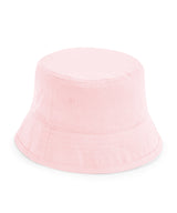 Junior organic cotton bucket hat — Powder Pink