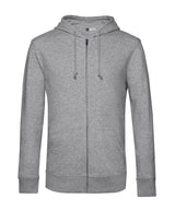 B&C Inspire Zipped Hood — Heather Grey