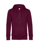 B&C KING Zipped Hood — Dark Cherry