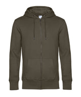 B&C KING Zipped Hood — Khaki