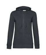 B&C Inspire Zipped Hood /women — Asphalt