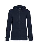 B&C Inspire Zipped Hood /women — Navy Blue