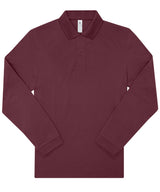 B&C My Polo 180 LSL — Burgundy