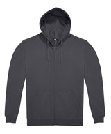 B&C ID.224 zip hoodie — Dark Grey
