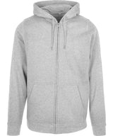 Basic zip hoodie — Heather Grey