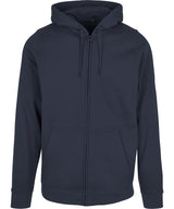 Basic zip hoodie — Navy